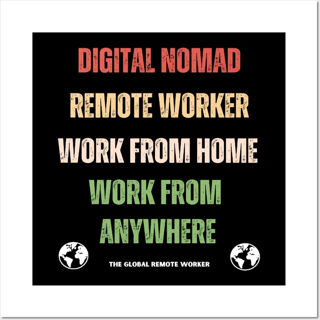 The Remote Worker Family Wall Art by The Global Worker